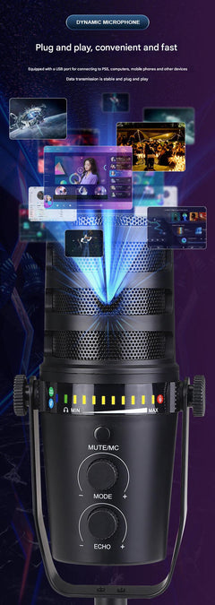 MV7 microphone detailed view