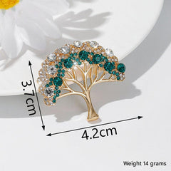 Floral accessory brooch on a coat