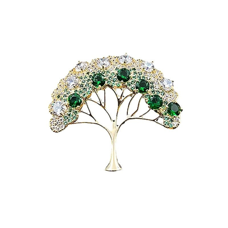 Brooch displayed on elegant background