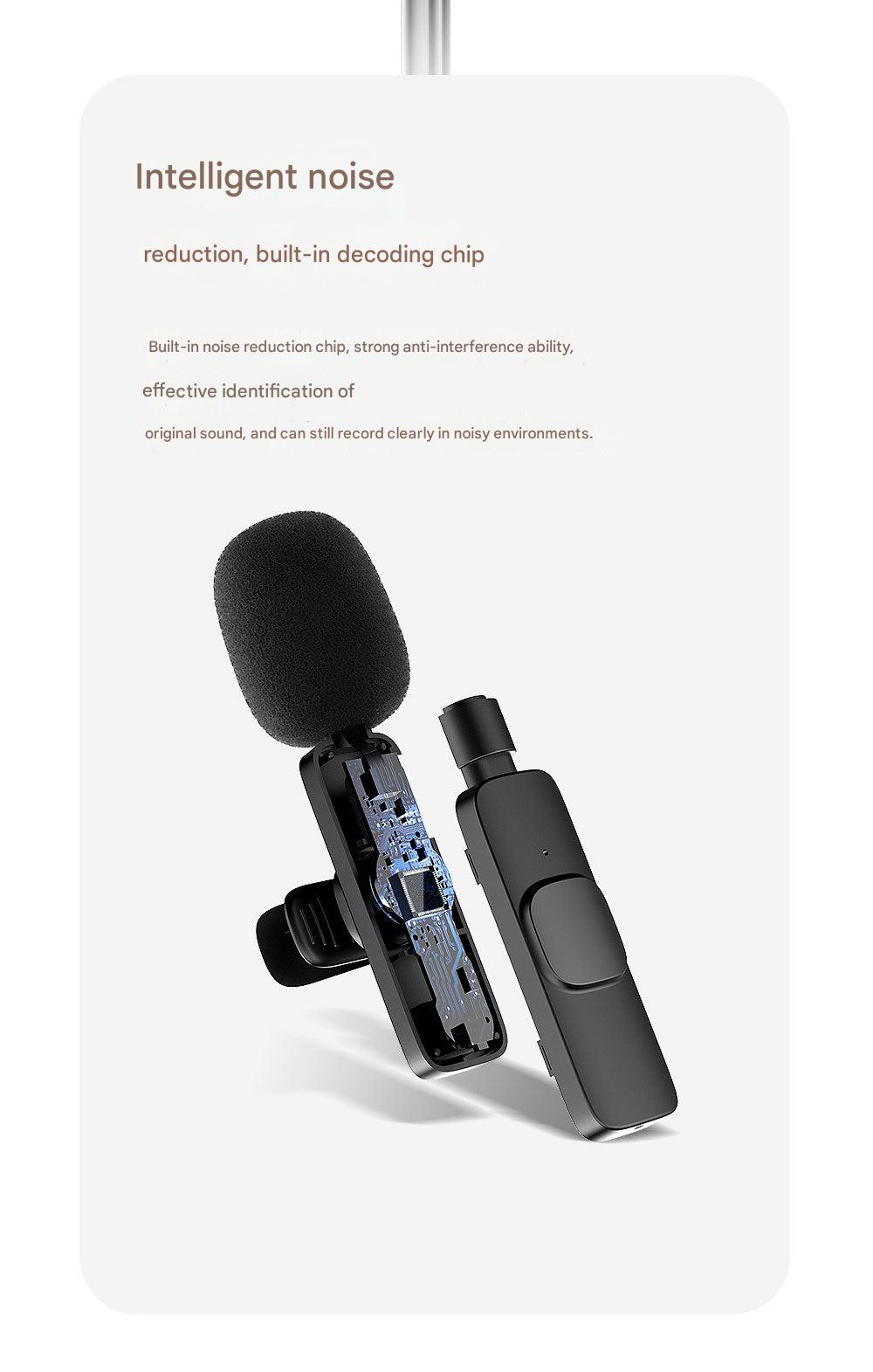 Microphone connected to smartphone