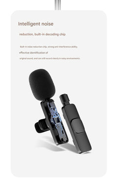 Microphone connected to smartphone