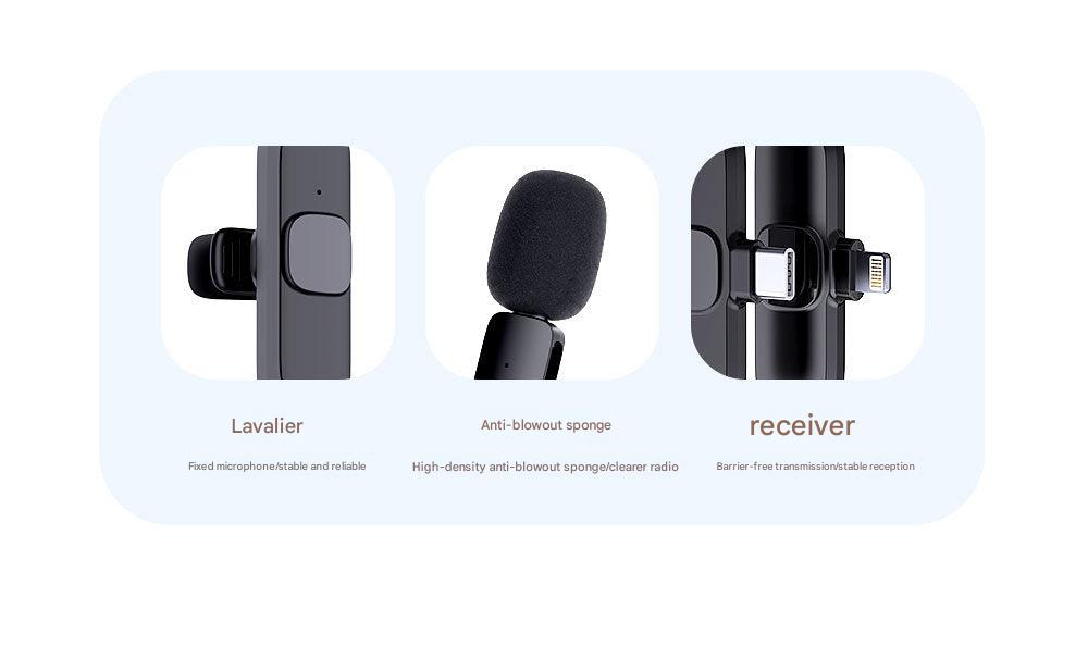 Versatile microphone for interviews and streaming