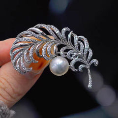 Gift-Ready Brooch Pin on Elegant Background