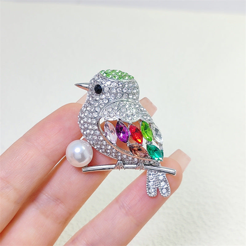 Elegant Alloy Brooch with vibrant colours