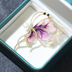 Elegant Butterfly Brooch Image 7 - Women's Accessory