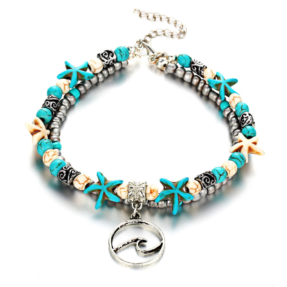 Ocean-themed Anklet for Summer Fashion