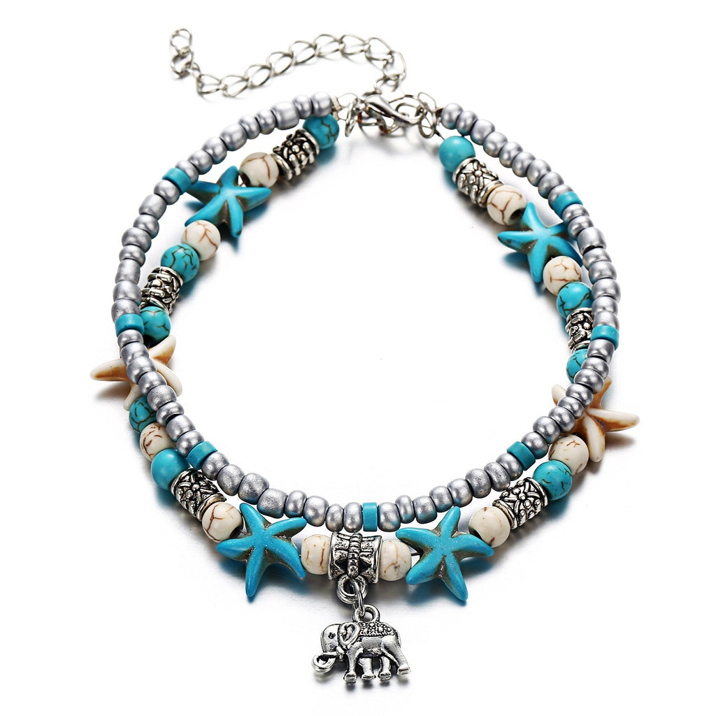 Multipurpose Ocean Charms Anklet