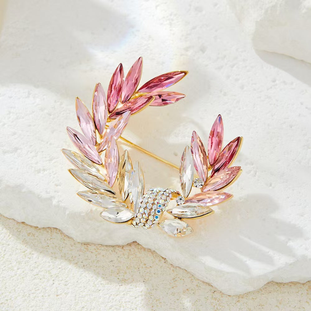 beautifully crafted floral pin