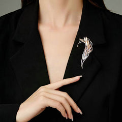 Detailed view of women's jacket coat design