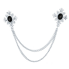 Elegant fashion brooch on casual attire image 9
