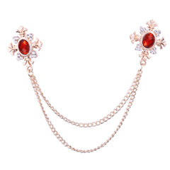 Brooch detailing showcasing rhinestones sparkle image 10