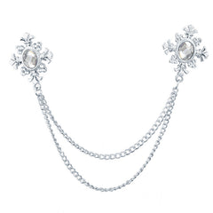 Elegant fashion brooch on casual attire image 9