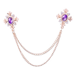 Brooch detailing showcasing rhinestones sparkle image 10