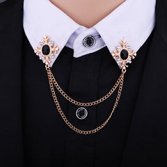 Fashionable brooch styled on a jacket image 3