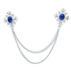 Stylish brooch worn by a model image 7