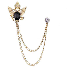Stylishly presented Eagle Brooch for men