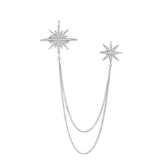 Brooch showcasing unique star design