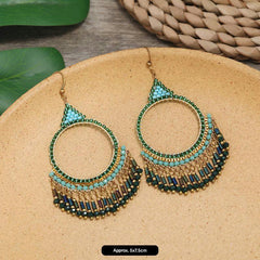 Set of long vintage chic earrings hanging