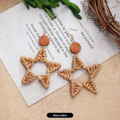 Summer beach chic earrings arrangement