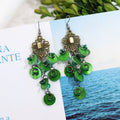 Elegant shell earrings in multiple colours