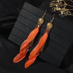 Colorful tassel earrings for festivals