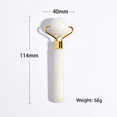 aesthetic display of jade skincare tools