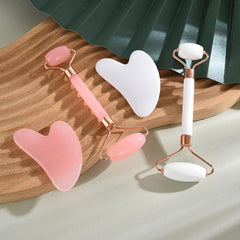 Front view of Gua Sha Tool included in set