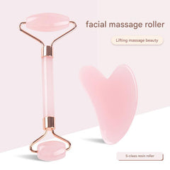 Close-up of Rose Quartz Face Roller