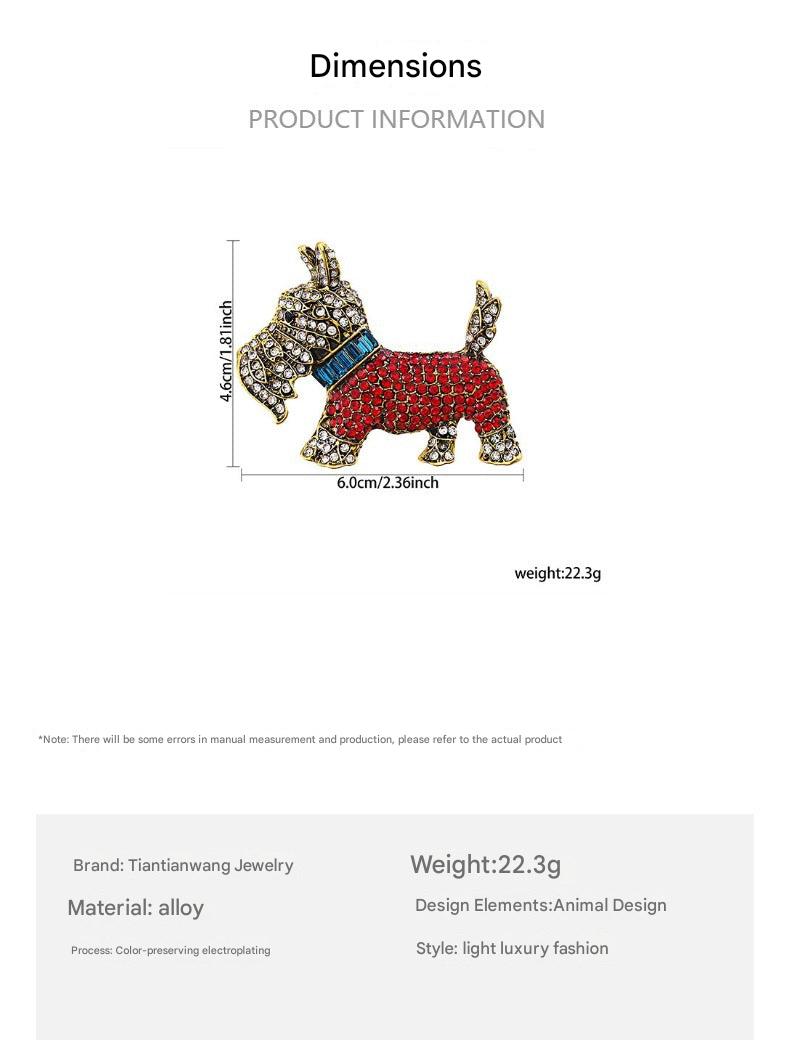 Fashionable rhinestone pin for casual and formal wear 8