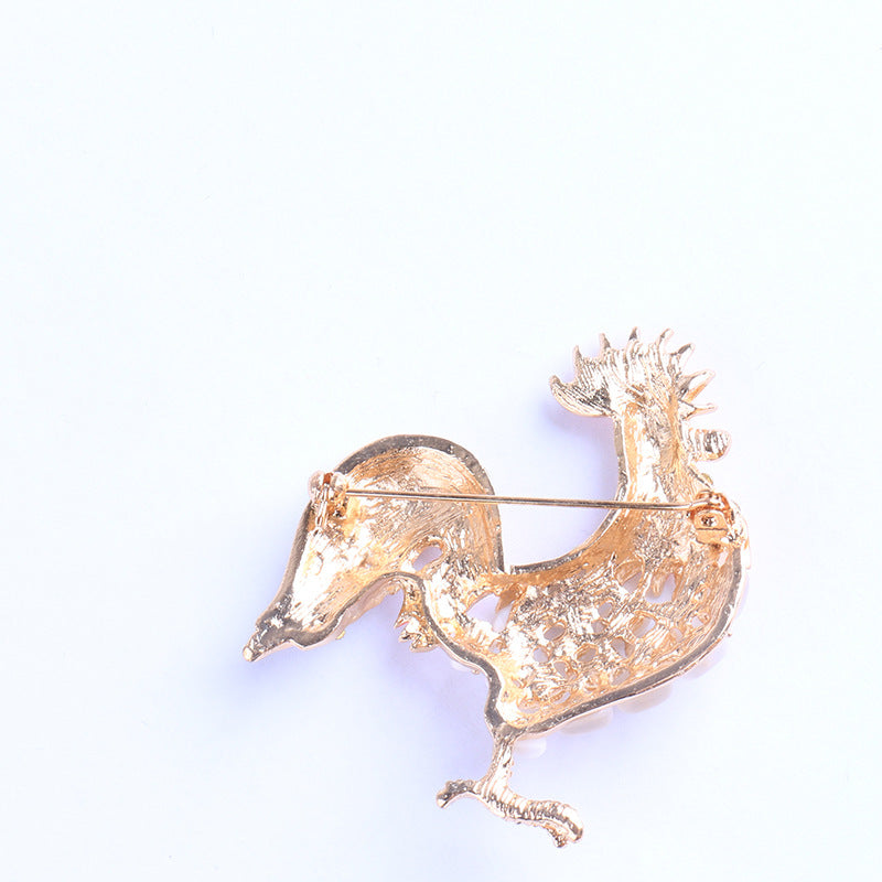Close-Up of Rooster Fashion Accessory