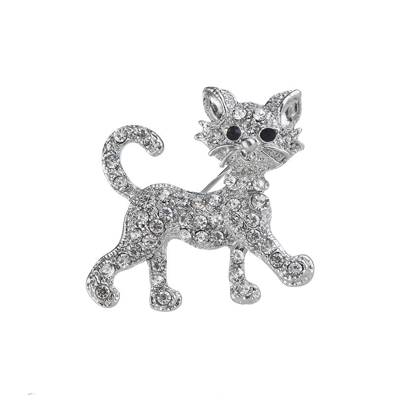 High-quality alloy cat and horse pins