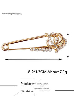 Brooch with Floral Design for Women - Image 9