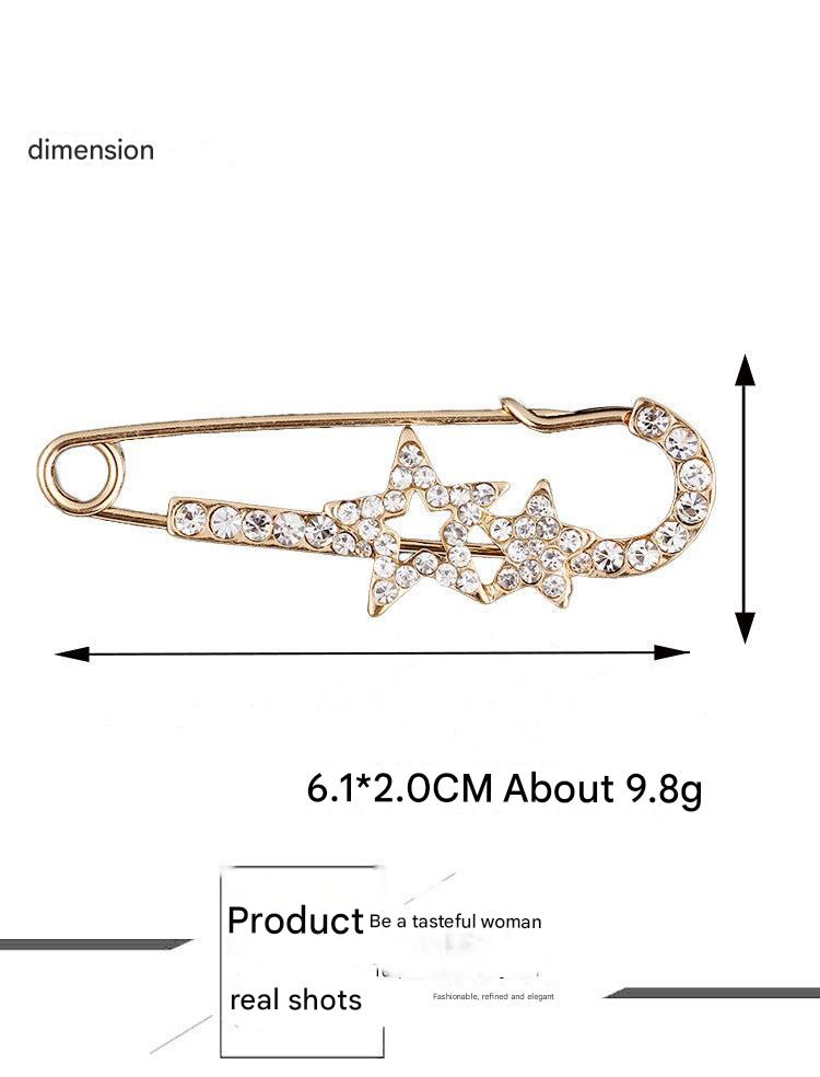 Close-up of Decorative Brooch with Pearl Detail - Image 2