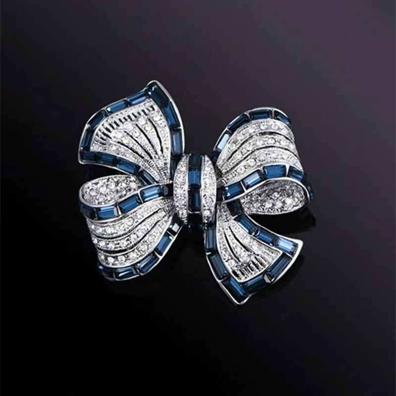 Elegant Butterfly Knot Brooch displayed on a white background