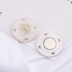 Magnetic button features for convenience