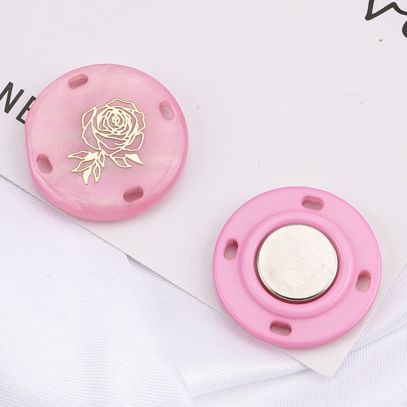 Versatile uses of magnetic snap buttons