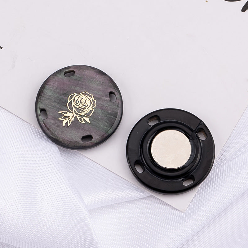 Variety of magnetic buttons for versatile uses