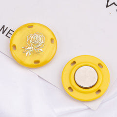 Installation method for adhesive magnetic snaps