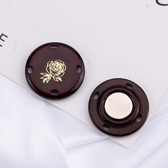 Magnetic button features for convenience