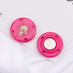 Variety of magnetic buttons for versatile uses