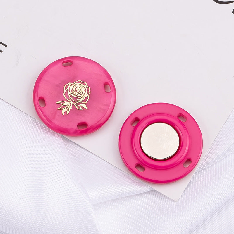 Variety of magnetic buttons for versatile uses