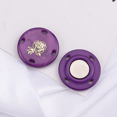 Magnetic buttons for bags and accessories