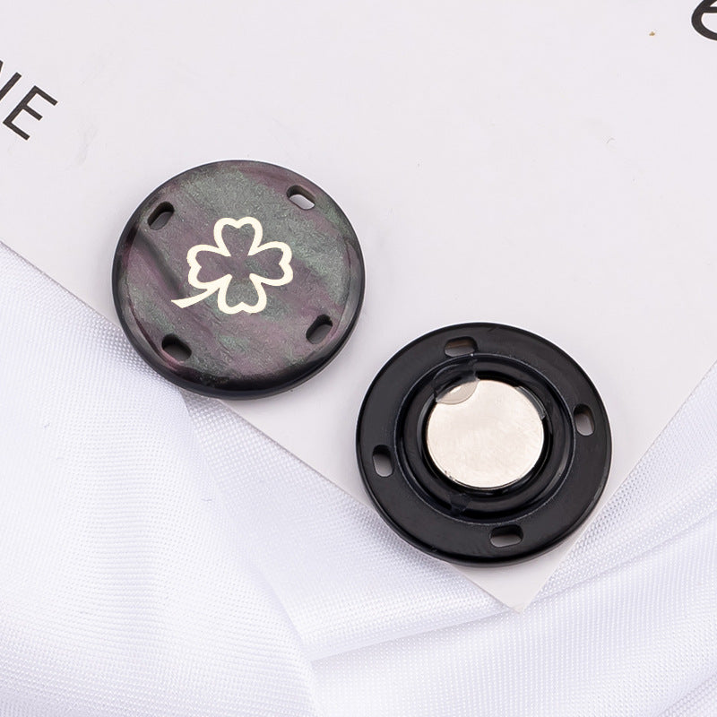 Magnetic button features for convenience