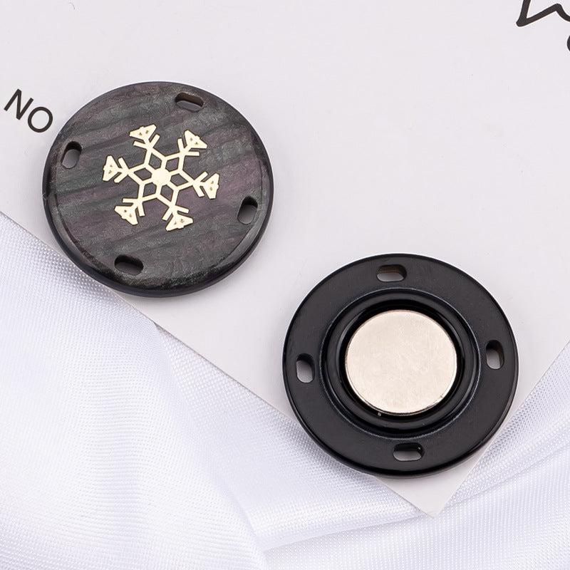Magnetic buttons for bags and accessories