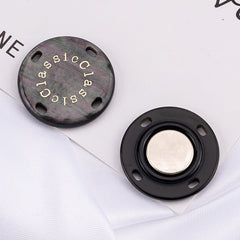Magnetic button features for convenience