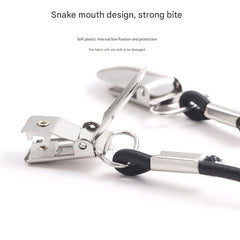close up of the adjustable elastic clamp