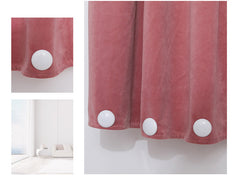 Different colour options of magnetic curtain weights