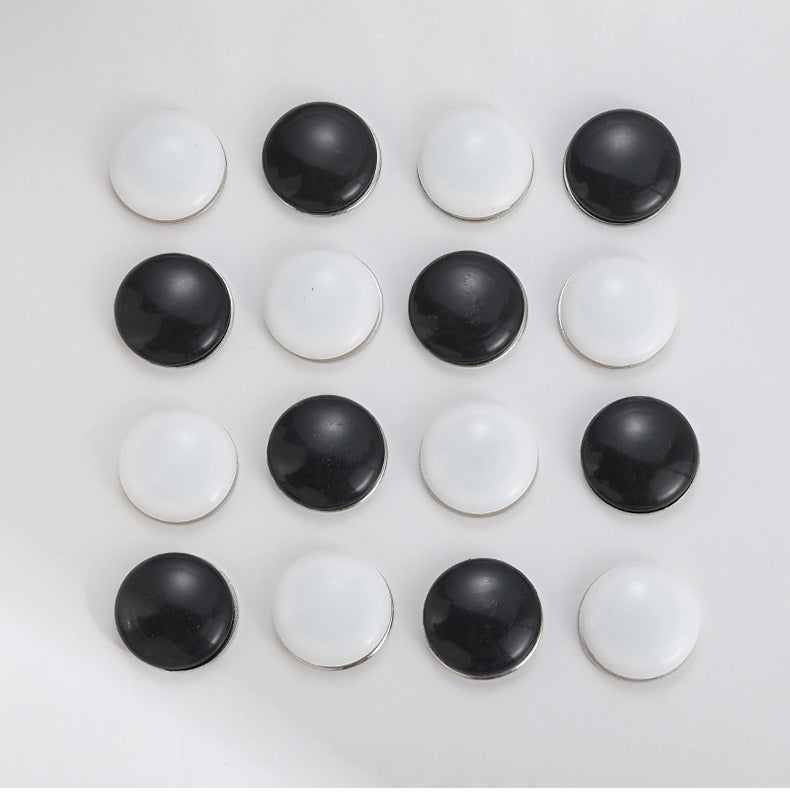 Close-up of magnetic curtain weight