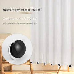 Magnetic curtain weights for secure tablecloths