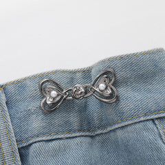 Versatile adjustable waist button for women's fashion